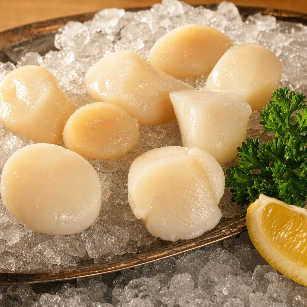 Scallops Large by the 1/2pound.