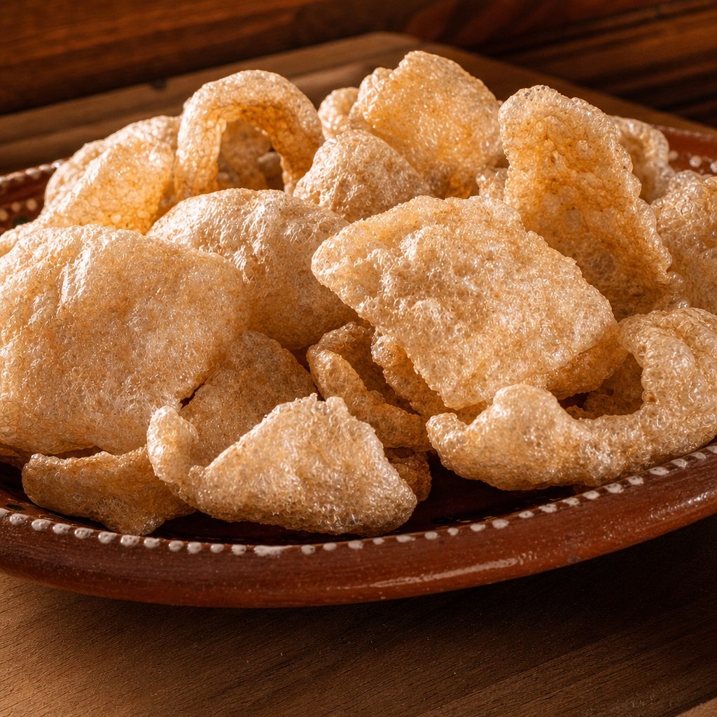 Pigs Sassy Seasoned Pork Rinds.
