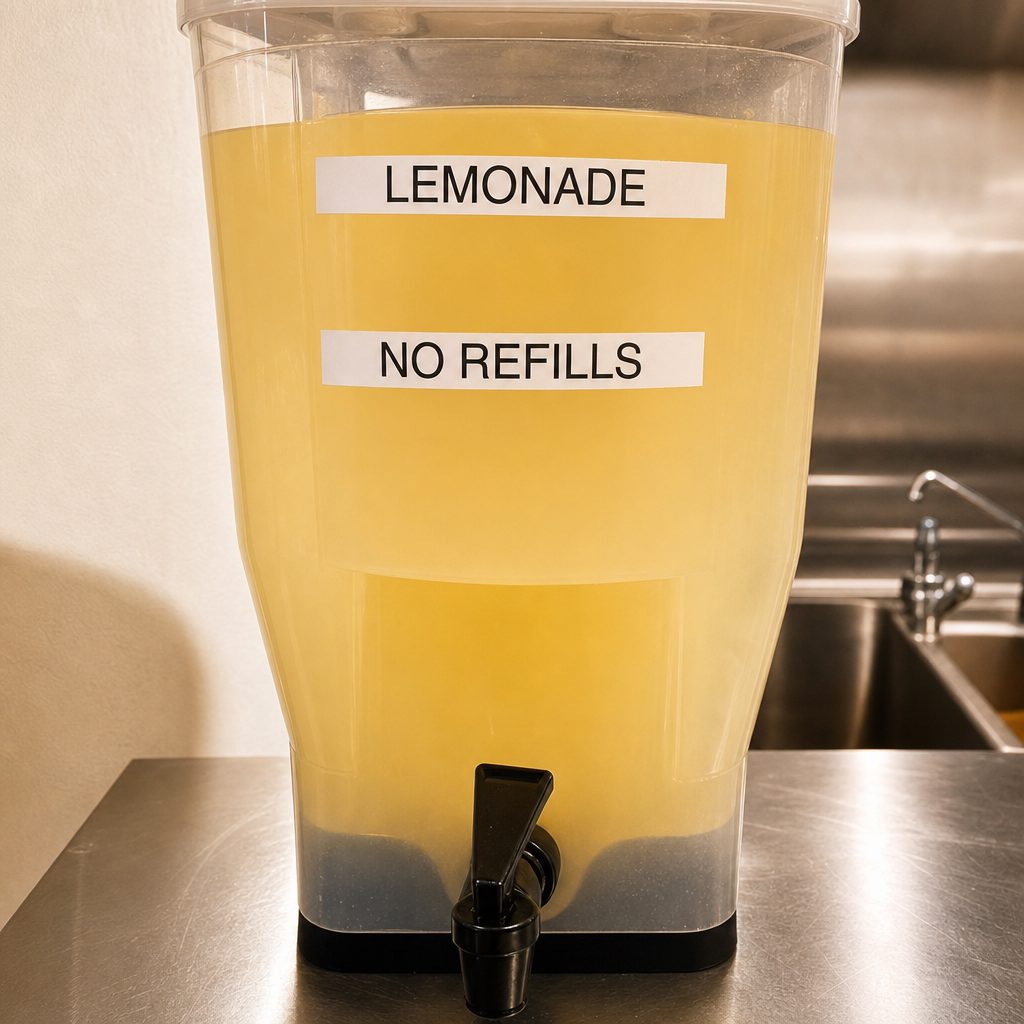 Fresh Squeezed Lemonade.
