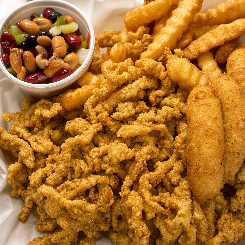Crispy Clam Strips.